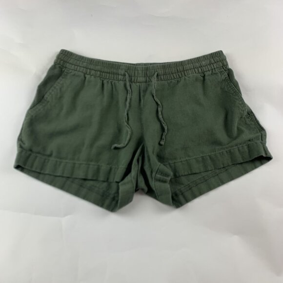 Old Navy Alpine Tundra Linen Blend Pull On Shorts S - Picture 1 of 5